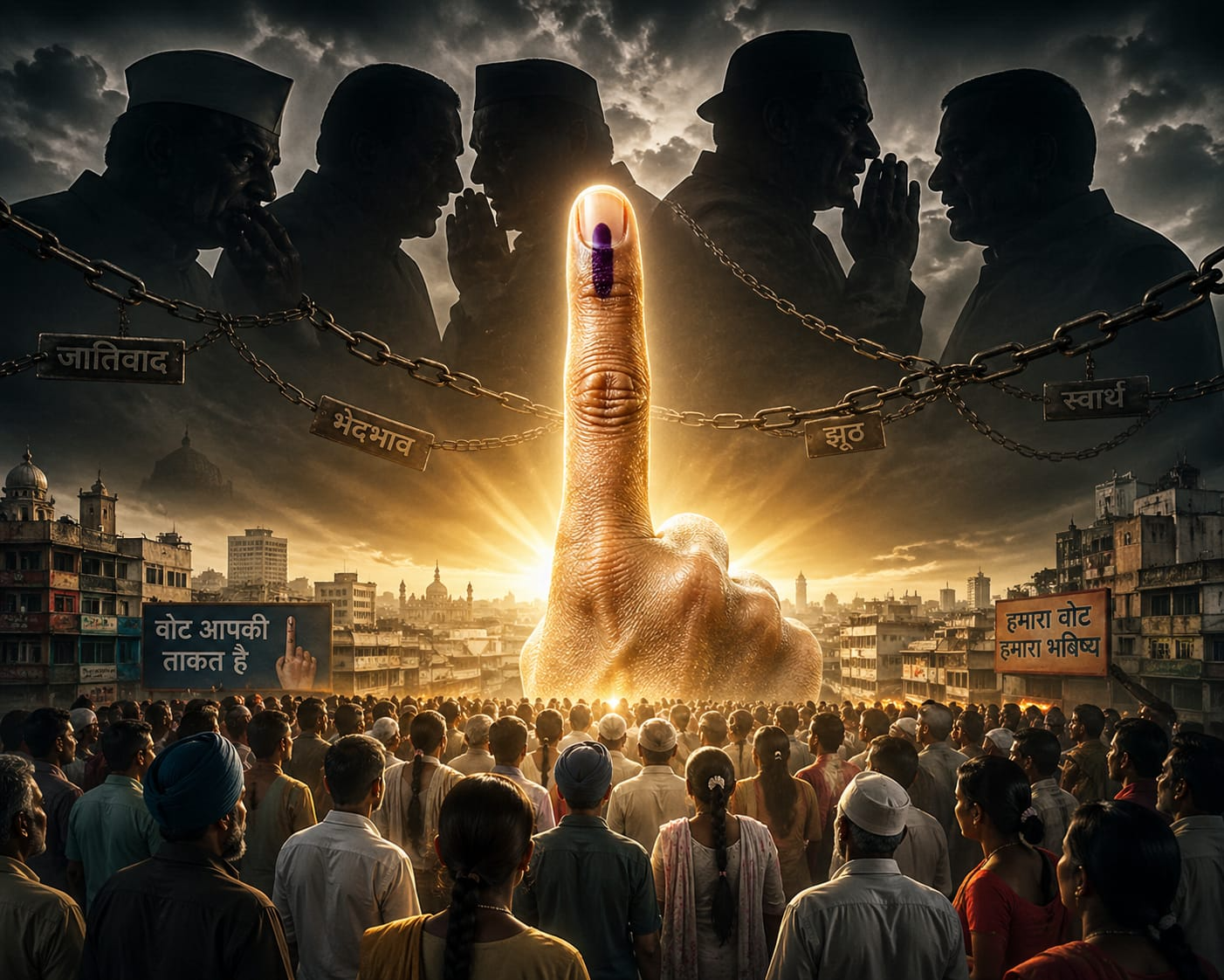 India's Democracy: Voter Power vs. the Shadows of Caste, Lies, and Self-Serving Leaders