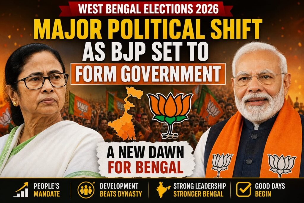 Historic Shift in Bengal, BJP Storms to Power with Landslide Victory