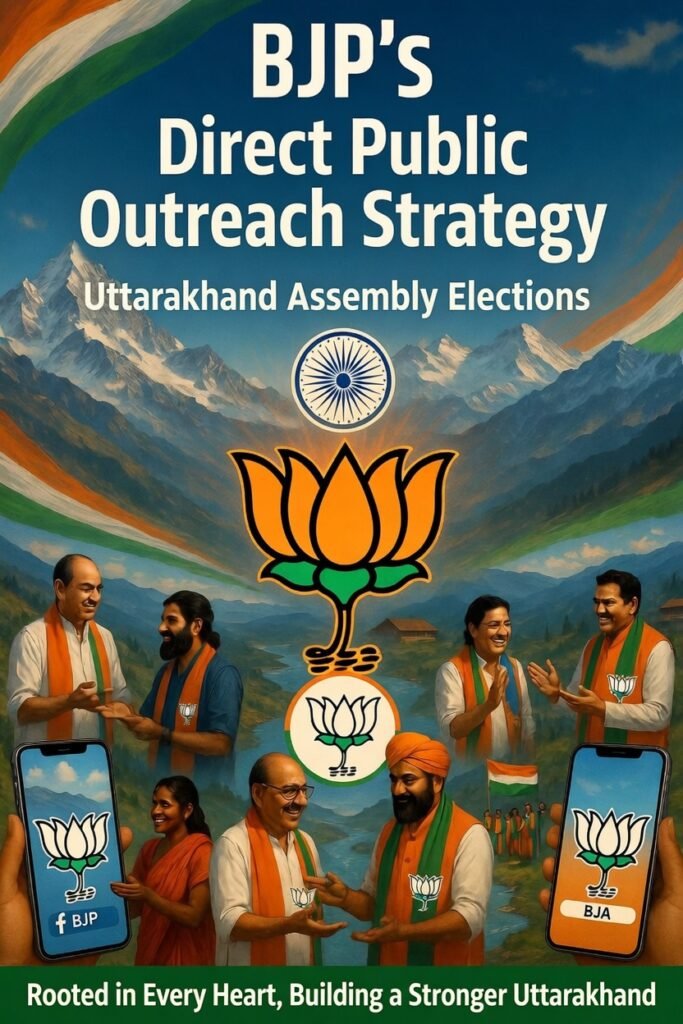 BJP’s Direct Public Outreach Strategy Ahead of Uttarakhand Assembly Elections