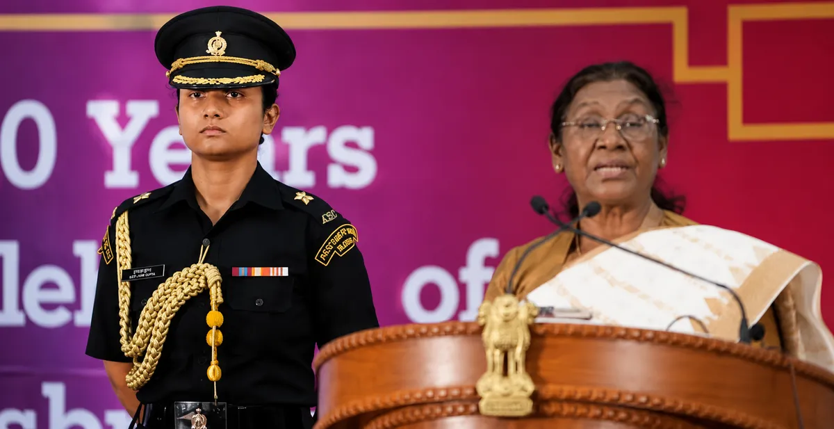 Major Navya Shekhawat Creates History as First Female Indian Army Officer to Become President's ADC