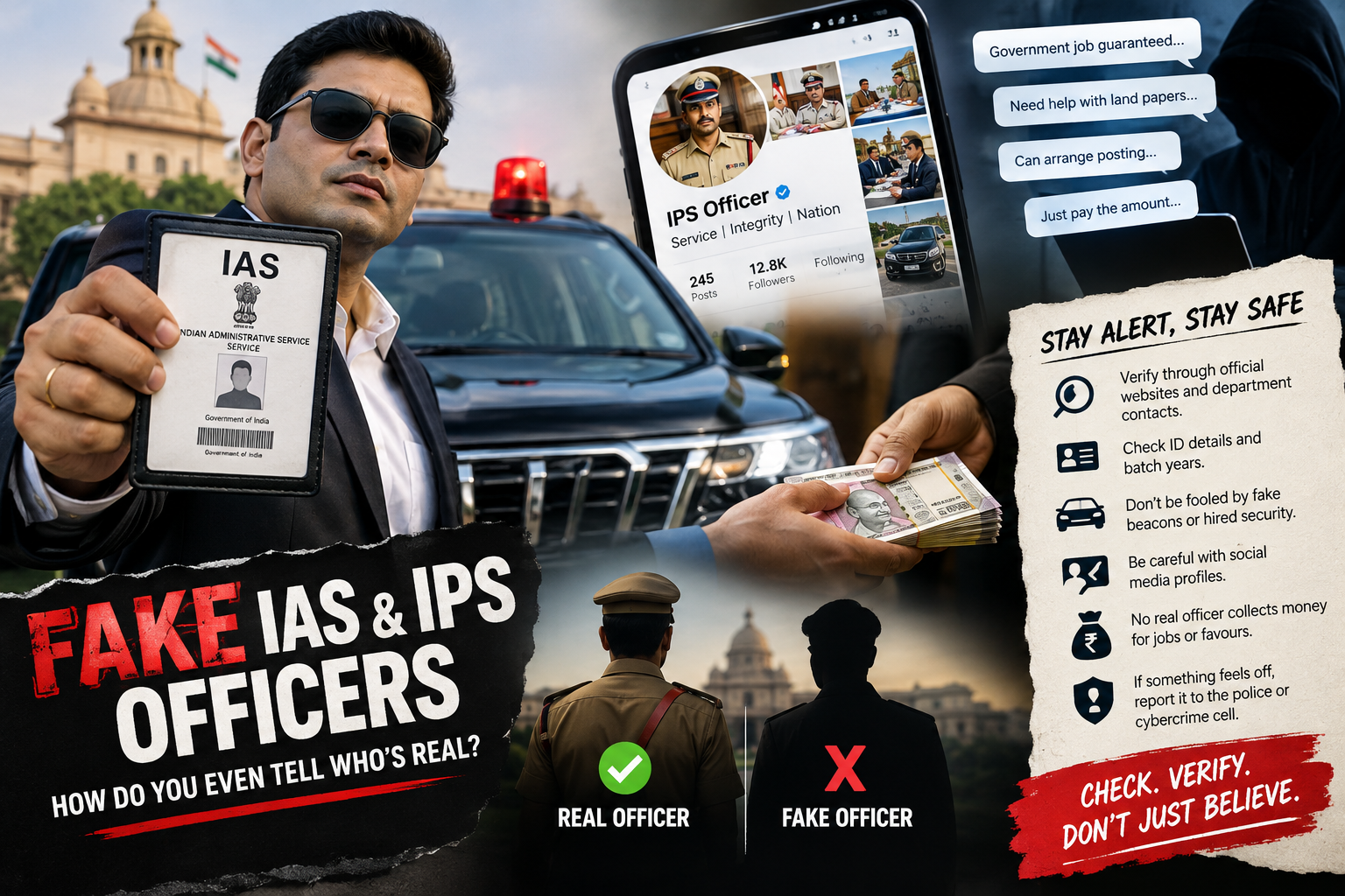 fake IAS and IPS officers