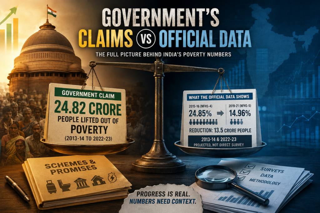 24.82 crore Indians escaped poverty