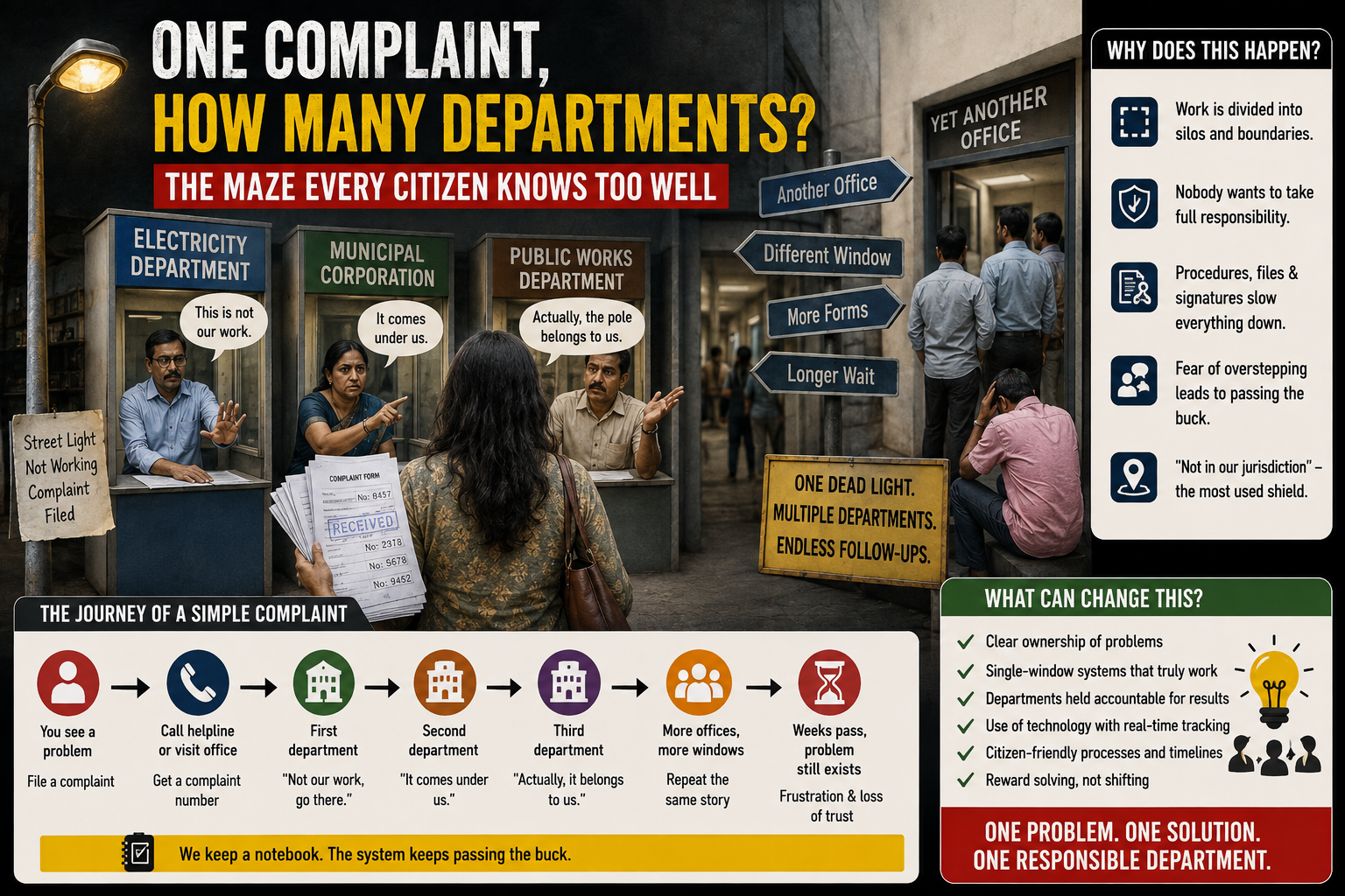 One Complaint Multiple Departments