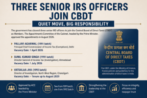 Three New CBDT Members